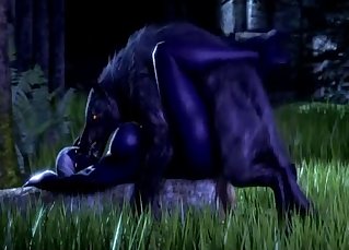 Outdoors bestiality, 3D zoo fucking